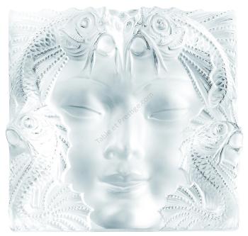 Panneau masque de femme 80 miroité - Lalique